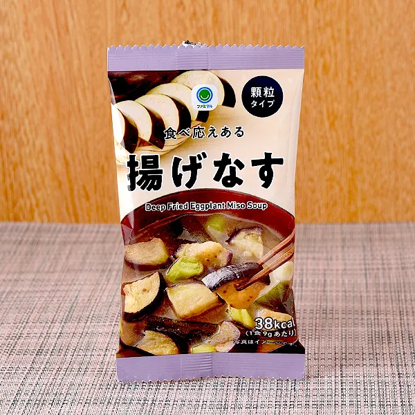 Granulated Miso Soup with Hearty Fried Eggplant