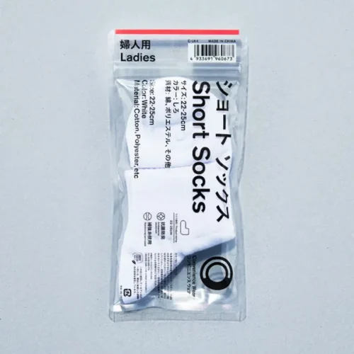 쇼트 삭스 화이트 22-25cm