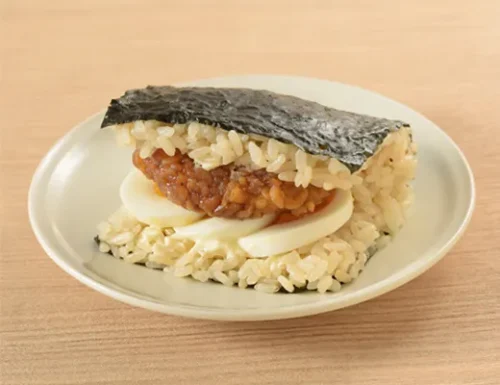 Stuffed Onigiri: Chicken and Egg - konbiniDB