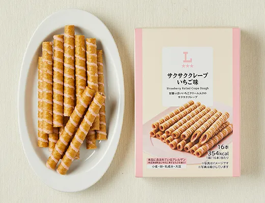 サクサククレープ いちご味