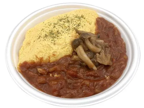 Omuhayashi with Mushrooms