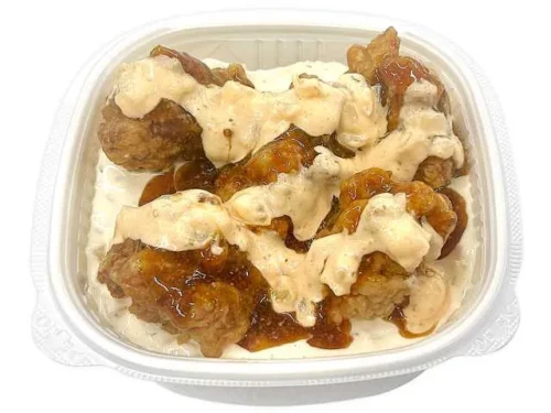 背徳飯明太タルだく鶏唐揚げ丼