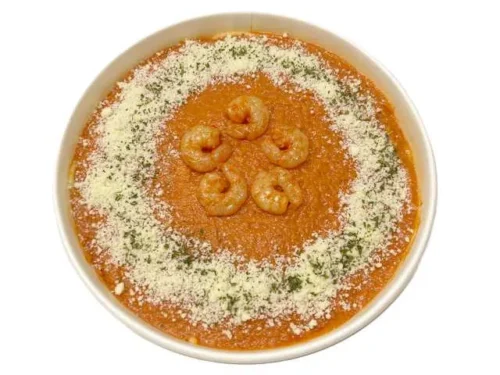 海老のトマトクリームパスタ