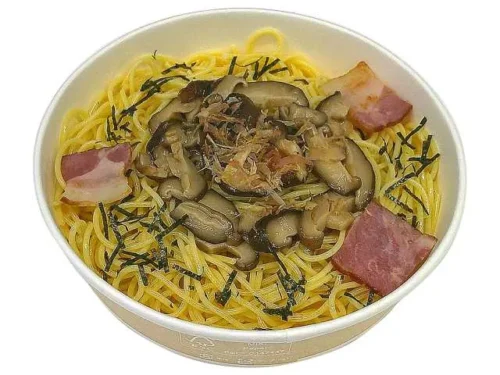 徳島県産生椎茸の和風パスタ 黄金生姜使用