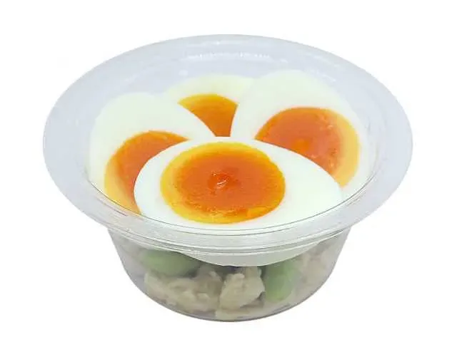 Boiled Egg and Steamed Chicken for Protein