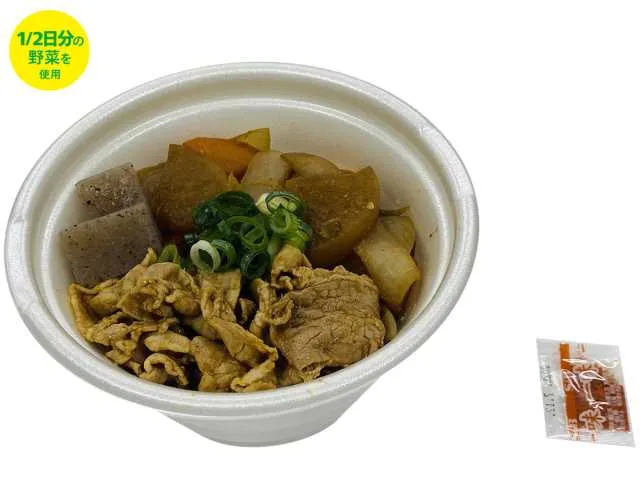 건더기가 듬뿍 들어간 아카다시 돈지루