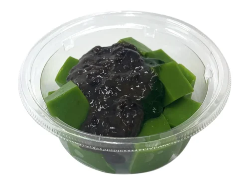 Chewy Milk Warabi Mochi with Uji Matcha