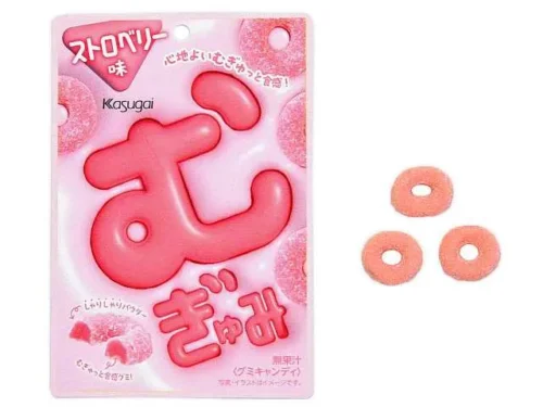 春日井製菓 むぎゅみ ストロベリー味