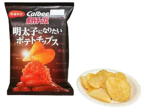 CALBEE ‘I Wanna Be Mentaiko’ Potato Chips