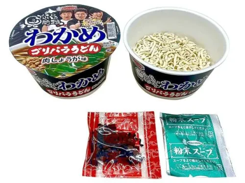 ACE Goripara Kenbunroku Wakame Goripara Udon, Meat & Ginger Flavor