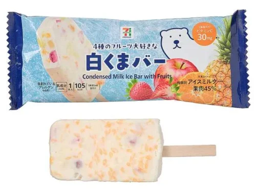 7 PREMIUM My Favorite Shirokuma Bar with 4 Kinds of Fruit