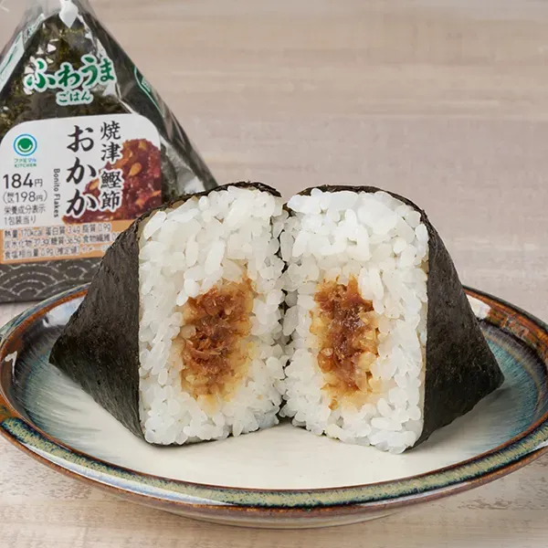 Seasoned Nori with Bonito Flakes Onigiri