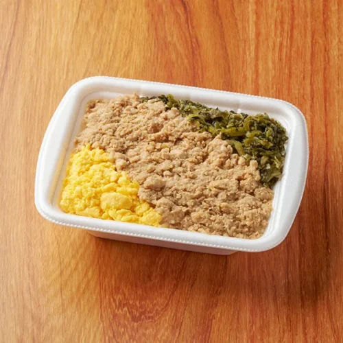닭고기 소보로 도시락