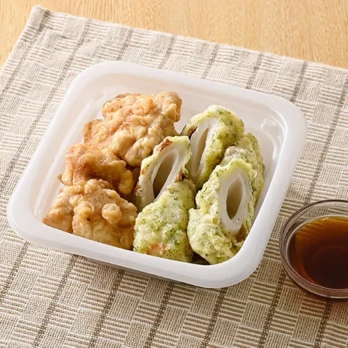 Chicken & Chikuwa Seaweed Tempura with Ponzu Sauce
