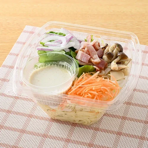 베이컨과 버섯 크림 파스타 샐러드