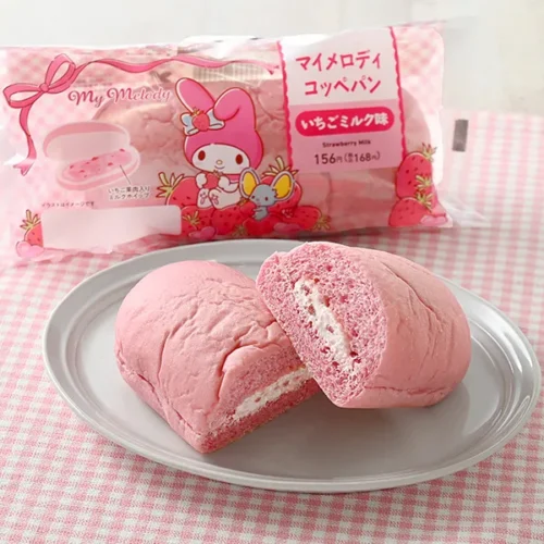 마이멜로디 콧페빵(딸기 우유맛)