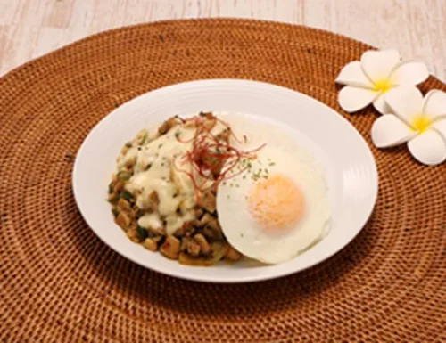 감칠맛 가득! 치즈 가파오 라이스