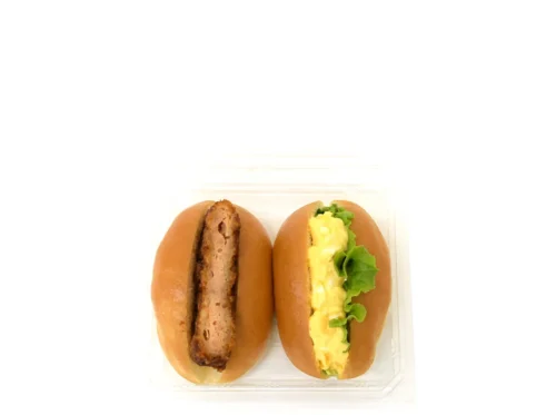 미니 롤(연어 멘치 & 계란)