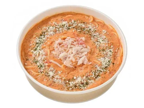 Tomato Cream Pasta with Red Snow Crab