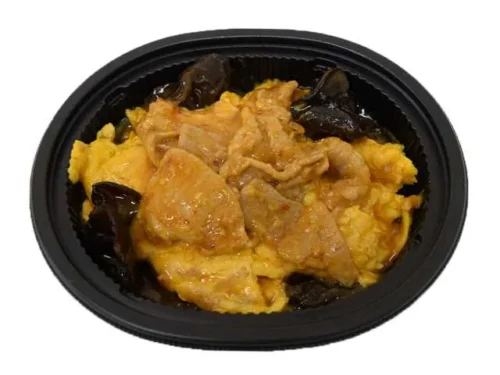 Stir-fried Eggs and Wood Ear Mushrooms with Aomori Jiyoton Pork