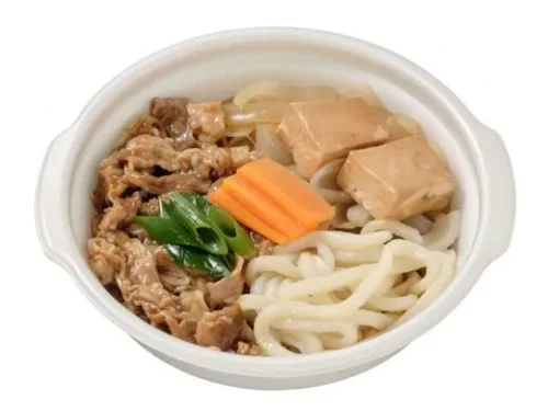 Warm Beef Sukiyaki Hot Pot with Udon