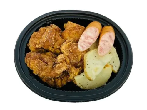 안주 치킨 가라아게 & 소시지
