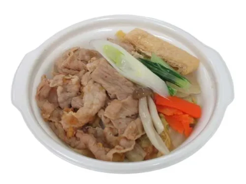 たっぷり豚肉の越後味噌鍋