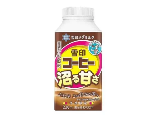 MEGMILK SNOW BRAND 커피 빠져드는 달콤함 고쿠우마 보틀 230ml