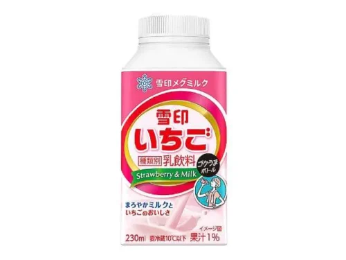 SNOW BRAND 딸기 고쿠우마 보틀 230ml