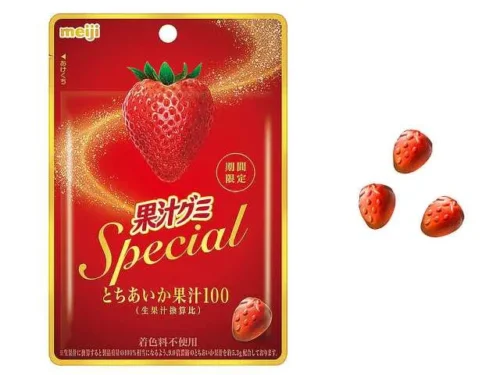 MEIJI 과즙 구미 Special 토치아이카 딸기