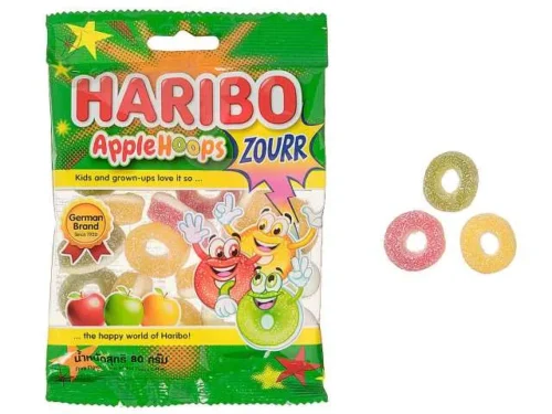 ハリボー サワーアップルリング