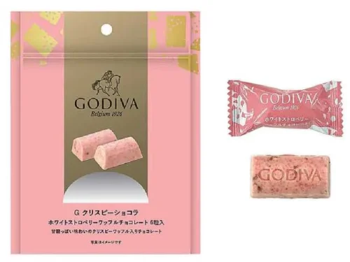 ゴディバ Gクリスピーショコラホワイトストロベリーワッフル