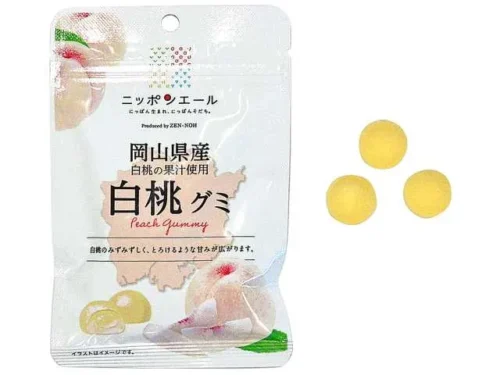 全国農協食品 ニッポンエール 岡山県産白桃グミ