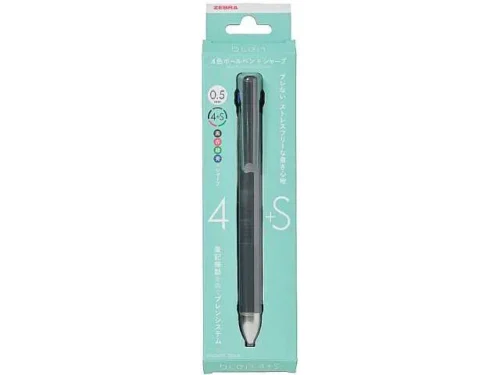다기능 펜 bLen 4+S 0.5mm 블랙 바디
