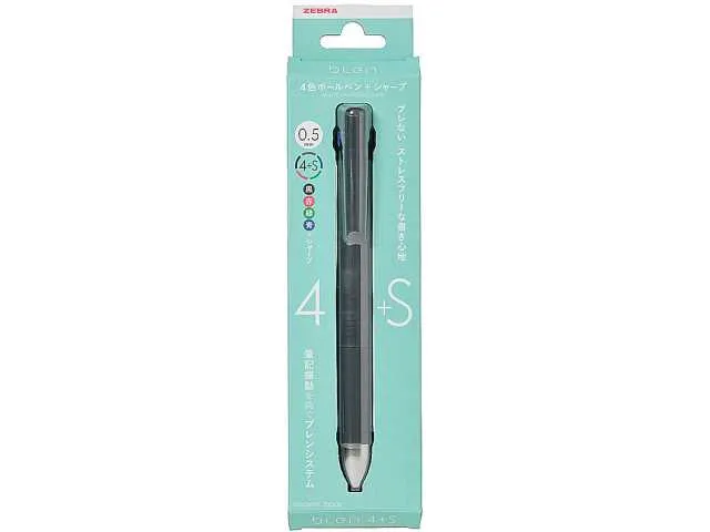 다기능 펜 bLen 4+S 0.5mm 블랙 바디