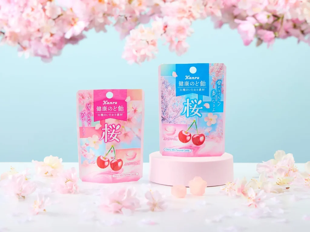Savor the Taste of Japanese Spring: Kanro’s Seasonal “Healthy Throat Lozenges Sakura” Now Available