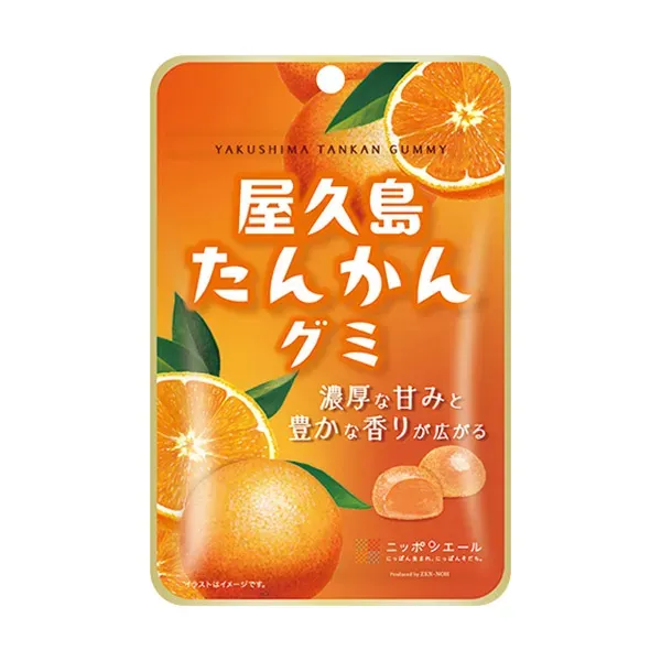ZENNOH FOODS Yakushima Tankan Gummy from Kagoshima Prefecture