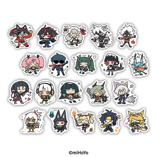 ゼンレスゾーンゼロ トレーディングステッカー5枚セット - コンビニDB