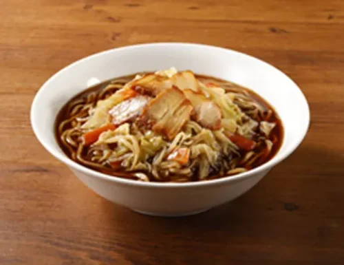 Vegetable-Rich Savory Dark Soy Sauce Ramen