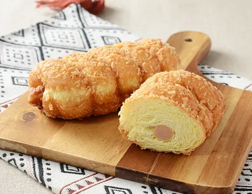 거칠게 다진 소시지 도넛 카레 풍미