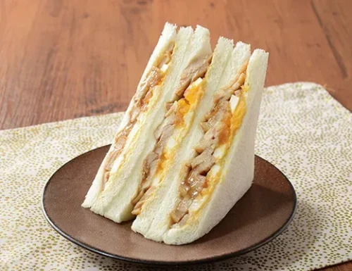 푸짐한 양! 데리야키 치킨 계란 샌드위치