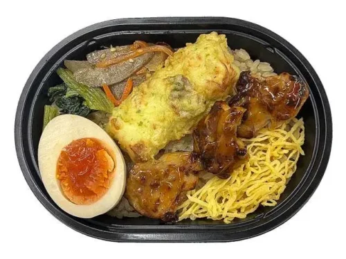 이나바 우동 감수 카시와메시(닭고기 밥)