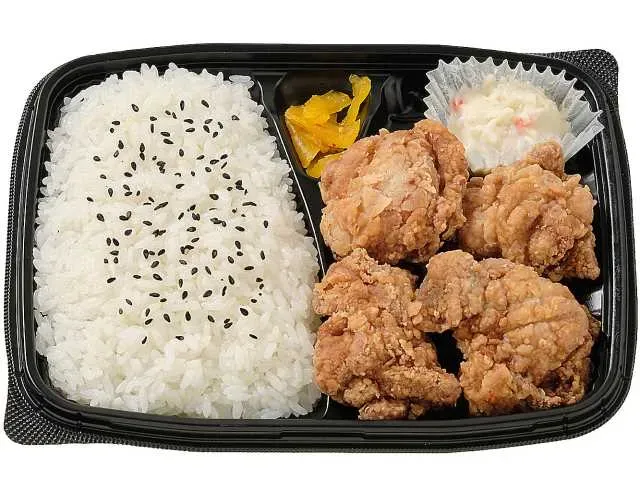 영계 마늘 간장 가라아게 도시락
