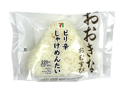 커다란 주먹밥 매콤한 연어 명란