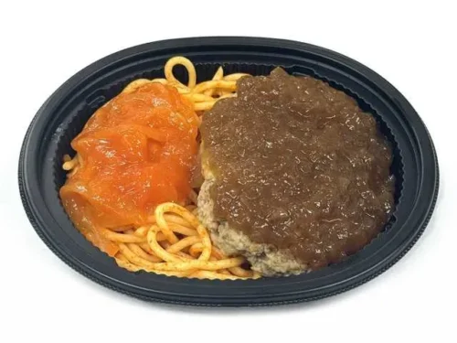 和風玉葱ソースのハンバーグ
