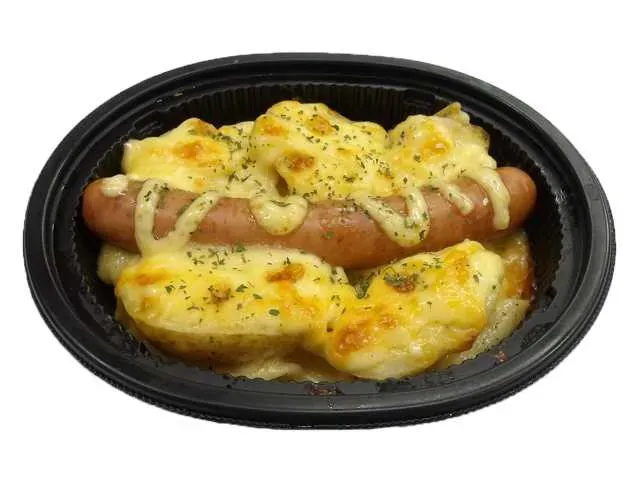 ソーセージとポテトのマヨネーズ焼き