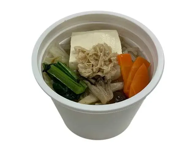 Tofu and Yuba Soy Milk Japanese Style Soup