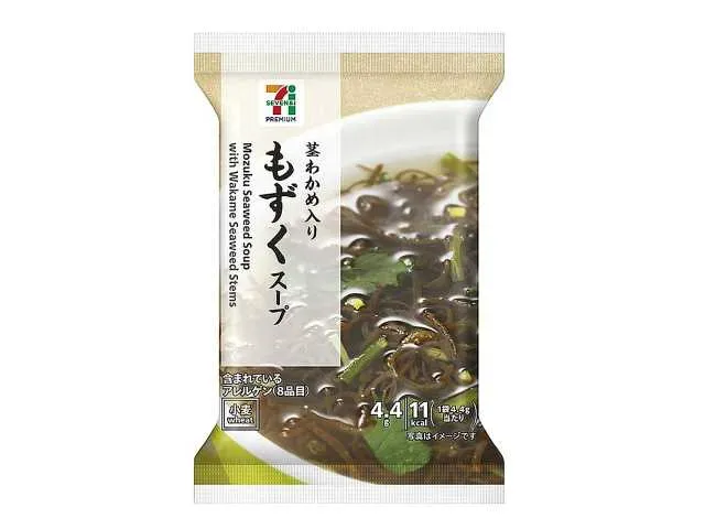 7プレミアム フリーズドライ茎わかめ入りもずくスープ