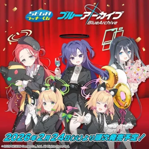 Blue Archive 5th Anniversary! Sega Lucky Kuji Arrives at Lawson Stores Across Japan