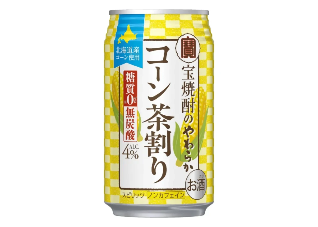 New at Japanese Konbini: Healthy, Sugar-Free “Corn Tea Wari” Debut! Pre-sale by Takara Shuzo